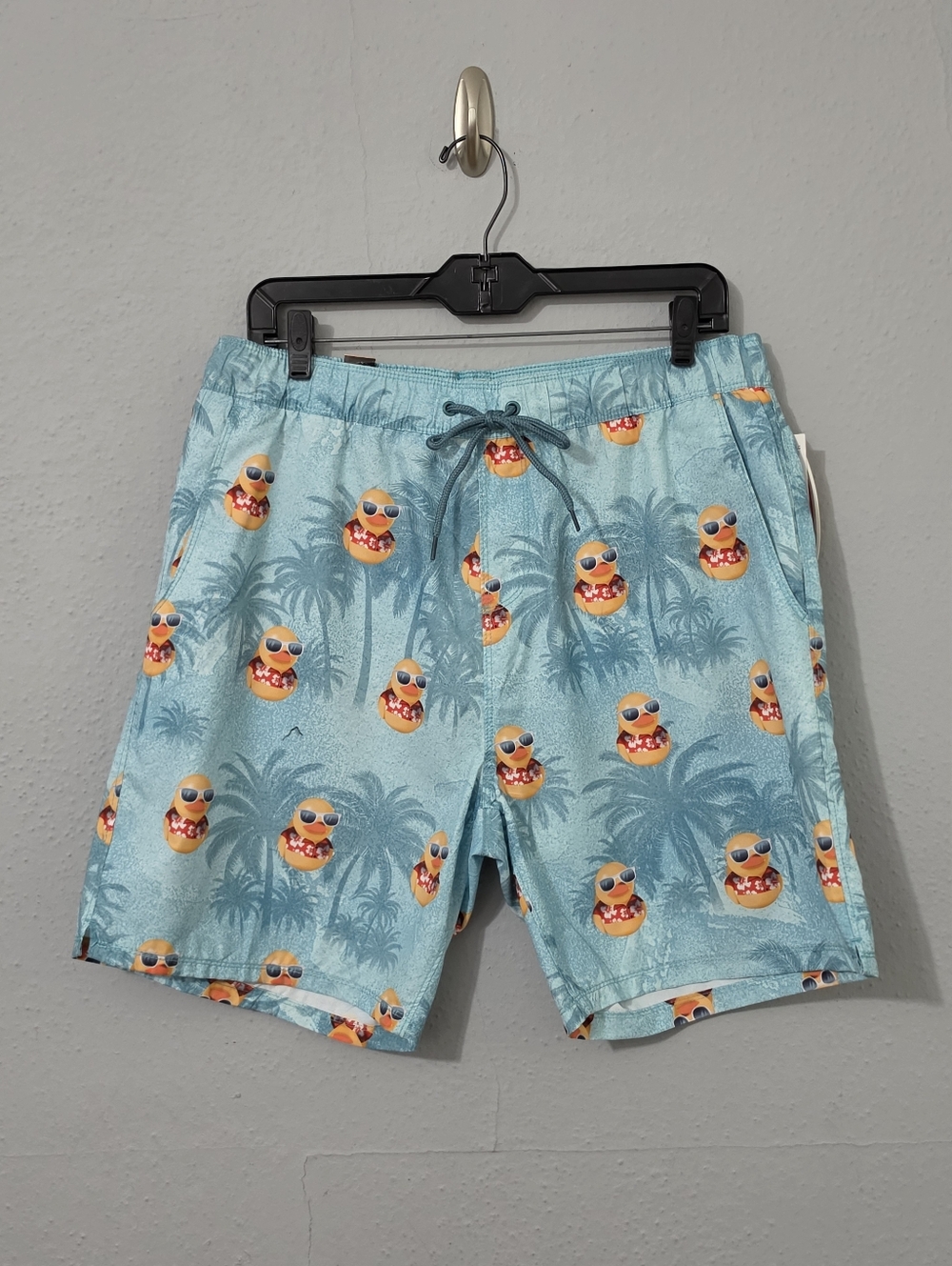 U S Apparal‎ Men's Rubber Duckie Swim Trunks NWT Size Large